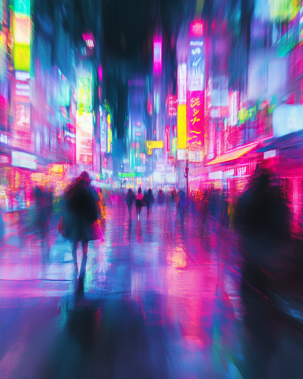 A depiction of chaotic city streets at night, reflecting the expansion of the Purge's action from isolated homes to broader urban environments in subsequent films.