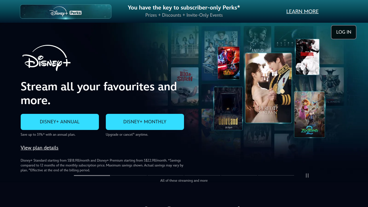 Disney+ offers a wide array of family-friendly content, including animated and live-action films from popular franchises.